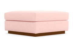 Nora Ottoman :: Leg Finish: Pecan / Size: 35x35