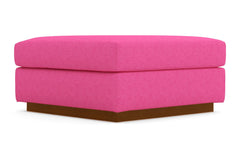 Nora Ottoman :: Leg Finish: Pecan / Size: 35x35
