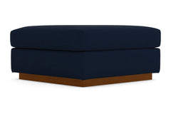 Nora Ottoman :: Leg Finish: Pecan / Size: 35x35