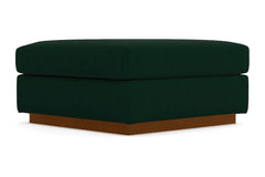 Nora Ottoman :: Leg Finish: Pecan / Size: 35x35