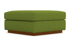 Nora Ottoman :: Leg Finish: Pecan / Size: 35x35