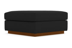 Nora Ottoman :: Leg Finish: Pecan / Size: 35x35