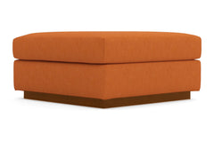 Nora Ottoman :: Leg Finish: Pecan / Size: 35x35