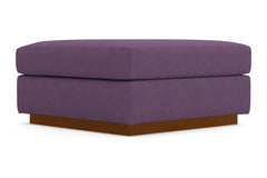Nora Ottoman :: Leg Finish: Pecan / Size: 35x35