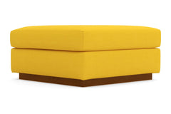 Nora Ottoman :: Leg Finish: Pecan / Size: 35x35