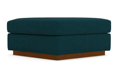 Nora Ottoman :: Leg Finish: Pecan / Size: 35x35