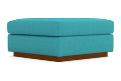 Nora Ottoman :: Leg Finish: Pecan / Size: 35x35