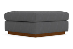 Nora Ottoman :: Leg Finish: Pecan / Size: 35x35