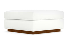 Nora Ottoman :: Leg Finish: Pecan / Size: 35x35