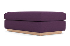 Nora Ottoman :: Leg Finish: Natural / Size: 28x48