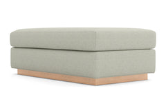 Nora Ottoman :: Leg Finish: Natural / Size: 28x48