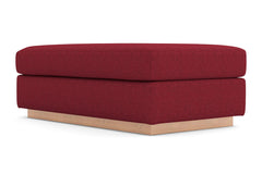 Nora Ottoman :: Leg Finish: Natural / Size: 28x48