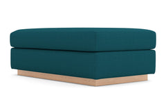 Nora Ottoman :: Leg Finish: Natural / Size: 28x48