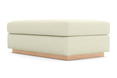 Nora Ottoman :: Leg Finish: Natural / Size: 28x48