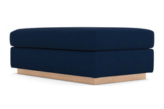 Nora Ottoman :: Leg Finish: Natural / Size: 28x48