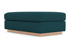 Nora Ottoman :: Leg Finish: Natural / Size: 28x48