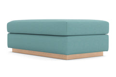 Nora Ottoman :: Leg Finish: Natural / Size: 28x48
