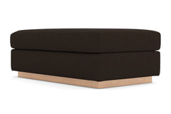 Nora Ottoman :: Leg Finish: Natural / Size: 28x48