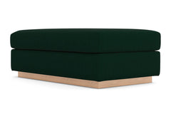 Nora Ottoman :: Leg Finish: Natural / Size: 28x48