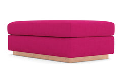 Nora Ottoman :: Leg Finish: Natural / Size: 28x48