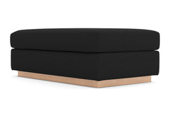 Nora Ottoman :: Leg Finish: Natural / Size: 28x48