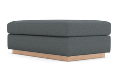 Nora Ottoman :: Leg Finish: Natural / Size: 28x48