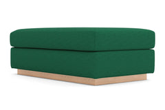 Nora Ottoman :: Leg Finish: Natural / Size: 28x48