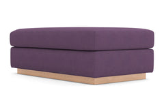 Nora Ottoman :: Leg Finish: Natural / Size: 28x48
