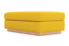 Nora Ottoman :: Leg Finish: Natural / Size: 28x48