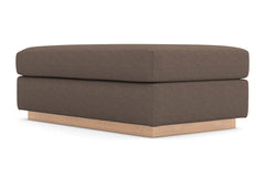 Nora Ottoman :: Leg Finish: Natural / Size: 28x48