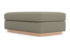 Nora Ottoman :: Leg Finish: Natural / Size: 28x48