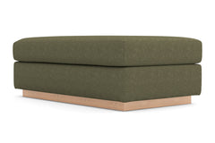 Nora Ottoman :: Leg Finish: Natural / Size: 28x48