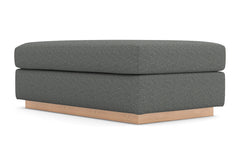 Nora Ottoman :: Leg Finish: Natural / Size: 28x48