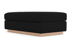 Nora Ottoman :: Leg Finish: Natural / Size: 28x48