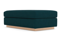 Nora Ottoman :: Leg Finish: Natural / Size: 28x48