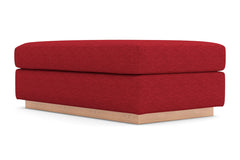 Nora Ottoman :: Leg Finish: Natural / Size: 28x48
