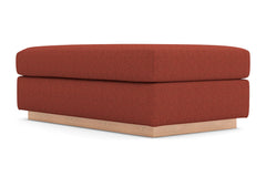 Nora Ottoman :: Leg Finish: Natural / Size: 28x48