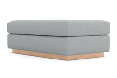 Nora Ottoman :: Leg Finish: Natural / Size: 28x48