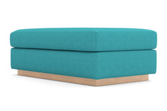 Nora Ottoman :: Leg Finish: Natural / Size: 28x48