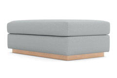 Nora Ottoman :: Leg Finish: Natural / Size: 28x48