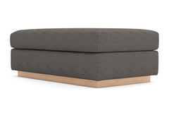 Nora Ottoman :: Leg Finish: Natural / Size: 28x48
