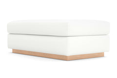 Nora Ottoman :: Leg Finish: Natural / Size: 28x48