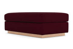 Nora Ottoman :: Leg Finish: Natural / Size: 28x48