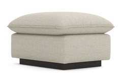Olivia Ottoman :: Leg Finish: Espresso / Size: 23x30