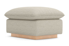 Olivia Ottoman :: Leg Finish: Natural / Size: 23x30