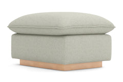Olivia Ottoman :: Leg Finish: Natural / Size: 23x30