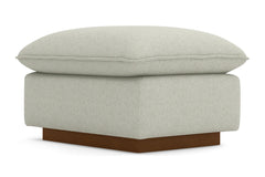 Olivia Ottoman :: Leg Finish: Pecan / Size: 23x30