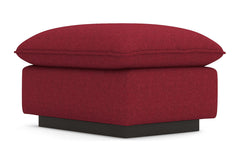 Olivia Ottoman :: Leg Finish: Espresso / Size: 23x30