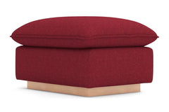 Olivia Ottoman :: Leg Finish: Natural / Size: 23x30