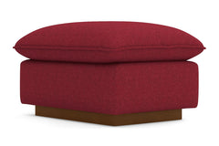 Olivia Ottoman :: Leg Finish: Pecan / Size: 23x30